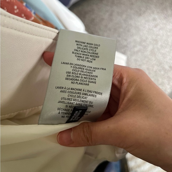 Levi's faux leather moto jacket size M - Picture 3 of 5